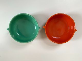 2 Vintage Franciscan Pottery El Patio Soup Bowls with minor flaws 2