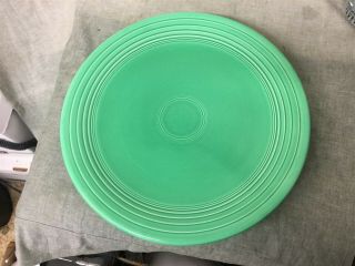 Homer Laughlin Fiesta 12 - 1/2 " Green Charger/chop Plate
