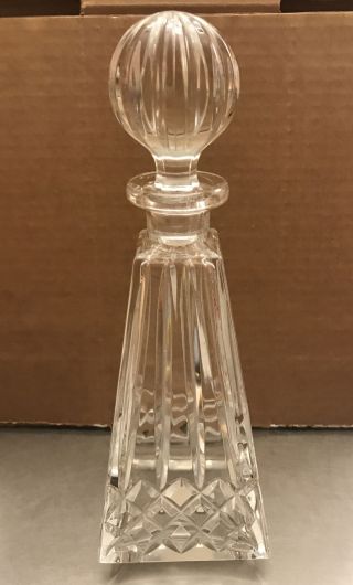 Waterford Crystal Square Lisssadel Decanter With Stopper - No Box