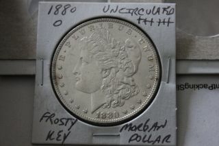 1880 - O Unc,  Morgan Silver Dollar