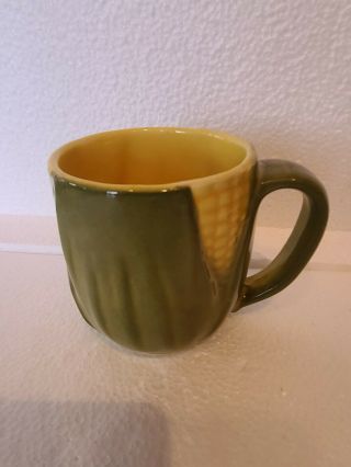 Vintage SHAWNEE Corn King Pottery Coffee Cup 3.  5 