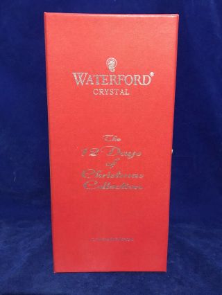 Waterford Crystal 12 Days Of Christmas Flute (five Golden Rings)