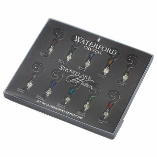 Waterford Crystal Snowflake Wishes - Set Of 10 Wine Charms