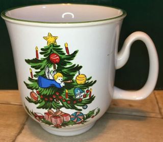 4 Noel Mugs by Yamaka Stoneware Japan Christmas Tree Cups Replacement 6714696 2