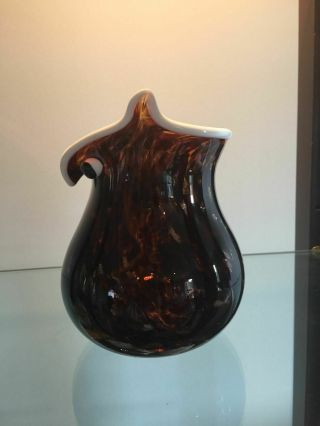 Murano Art Glass Owl Vase 2