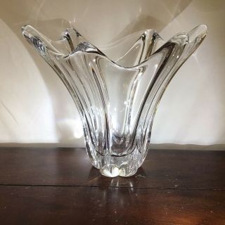 Daum France Crystal Vase