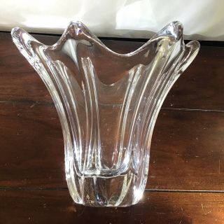 daum france crystal vase 3