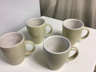 Set Of 4 Pfaltzgraff Cappuccino Mugs