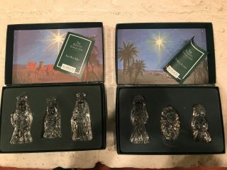 Marquis By Waterford Crystal Nativity Set: Holy Family And Three Wise Men