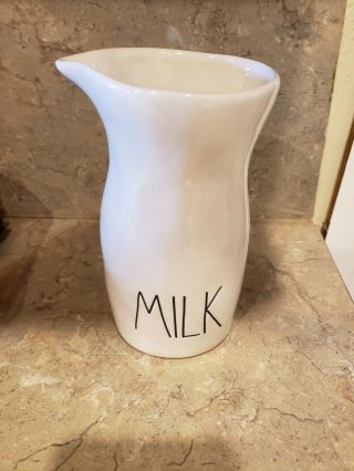Rae Dunn By Magenta - Milk Ceramic Serving White Carafe Pitcher