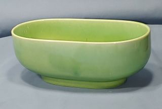 Vintage Haeger Pottery,  Gardenhouse Oval Planter 3829 - Light Green 3