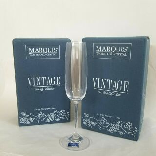 (8) Marquis By Waterford Crystal Vintage Champagne Flutes (2 Boxes Of 4)