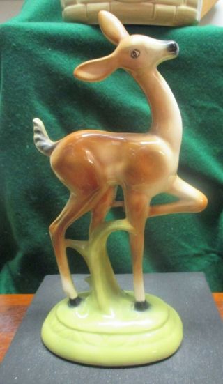 Mid Century Modern 1950s Artistic Potteries California Ceramic Deer