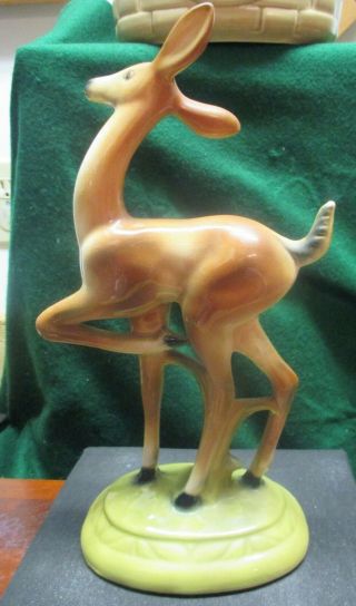Mid Century Modern 1950s Artistic Potteries California Ceramic Deer 2