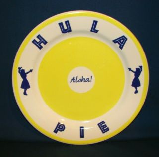 Coors China Hula Pie Aloha Hawaiian Themed Restaurant Ware 9 " Plate