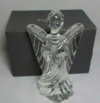 Waterford Crystal Guardian Angel Sculptor Figurine W Box & Paper 6