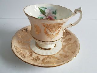 Paragon Light Pink Tea Cup Saucer Set Vintage