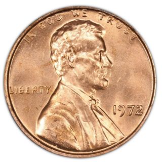 1972 Lincoln Cent - Doubled Die Obverse Fs - 107 Ddo - 007 Anacs Ms 65 Red