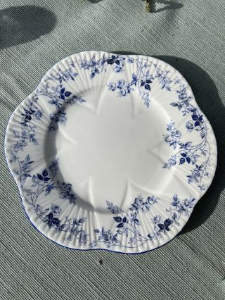 Vintage Shelley England Fine Bone China " Dainty Blue " Plate
