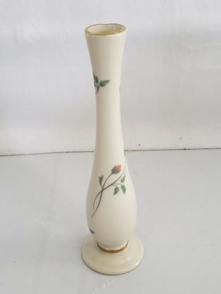 Lenox ROSE MANOR PINK Bud Vase 7 3/8 