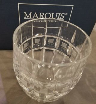 Set of 4 Waterford Marquis Crystal Quadrata Double Old Fashion. 3