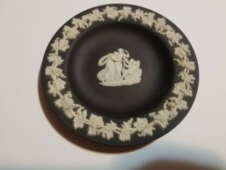 Small Wedgwood Black Jasperware Plate
