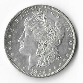 Usa=1882 - O Silver Morgan Dollar Unc
