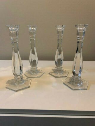 Tiffany & Co Crystal Candlesticks (set Of 4)