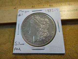 1885 - S United States Morgan Silver Dollar $1 - - S&h Usa