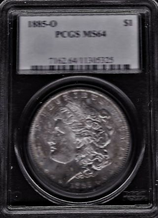 Year Was $69,  95 Now $60.  95 1885 - O Morgan Silver Dollar Pcgs Ms - 64
