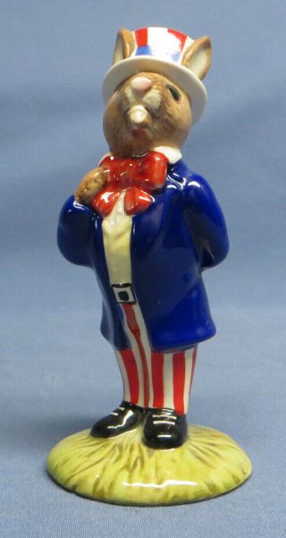 Vintage Bunnykins By Royal Doulton England - Uncle Sam Db50 Bunny