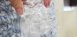 Waterford Crystal - Comeragh Pattern - Set Of 5 Napkin Rings