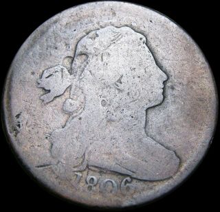 1806 Draped Bust Large Cent Penny S - 270 - - - - Type Coin - - - - H437