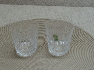 Waterford Crystal Maeve 9 Oz Old Fashioned Tumblers Glasses (2)