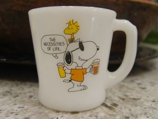 Fire - King A&w Root Beer Snoopy & Woodstock Restaurant Advertising Coffee Mug