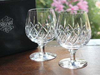 Stuart Crystal Glengarry Brandy Glasses Set Of 2