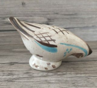 Single Vintage Red Wing Pottery Bob White Salt Pepper Shaker Birds Quail Ceramic