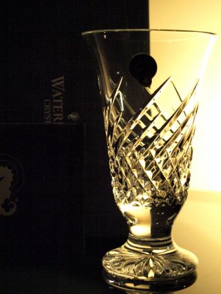 Waterford Crystal Wave Vase Brand Made In Ireland
