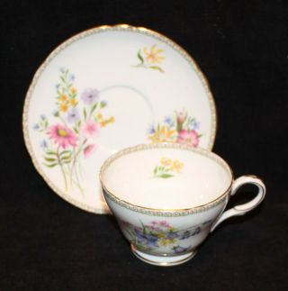 Shelley Wild Flowers Cup And Saucer