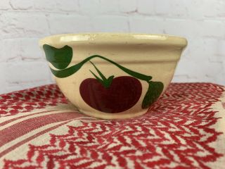 Vintage Watt Pottery Oven Ware Apple Pattern 6 Bowl