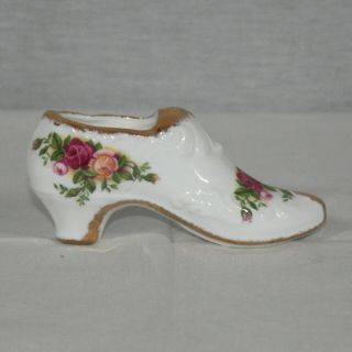 Royal Albert By Royal Doulton Old Country Roses High Heel Shoe