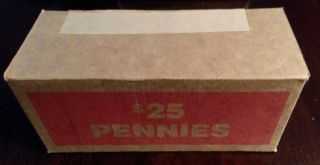 Unsearched,  FED Box Of Pennies,  $25 FV 2