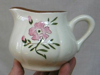 Vintage Stangl Pottery Colonial Rose Pattern Creamer (3 1/2 " In Height)