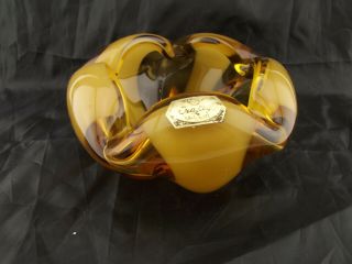 Vintage Retro Murano Style Soga Art Glass Bowl