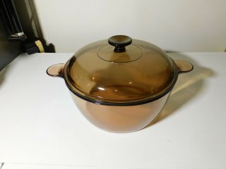 Corning Vision Amber 4.  5 Litre Dutch Oven With Lid