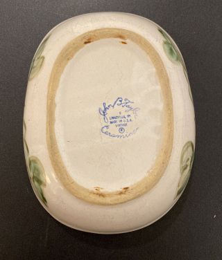 Vintage John B Taylor Ceramics Grapes Oval Bowl 2