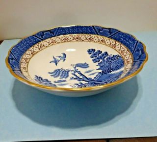 Booths Real Old Willow 6 " Cereal/soup Bowl Made In England A8025