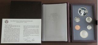 1983 Prestige Proof Set With 90 Silver Dollar And