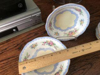 Royal Albert Prudence Berry Bowls Flowers Blue And Purple 6”.  4 Available