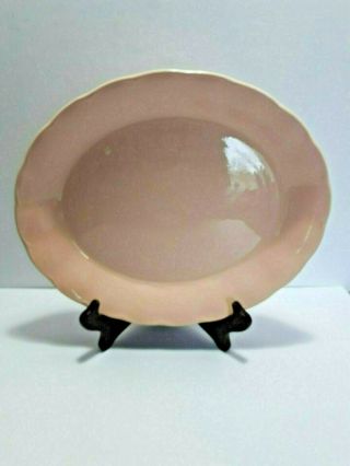 Vintage Grindley Pink/peach Petal Ware Scalloped 12 " Serving Platter England